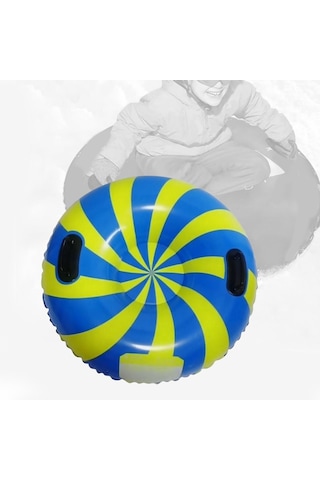 Homyl Güçlendirilmiş Saplı Dayanıklı Pvc Kızak Ile 95cm 95cm Çok Renkli