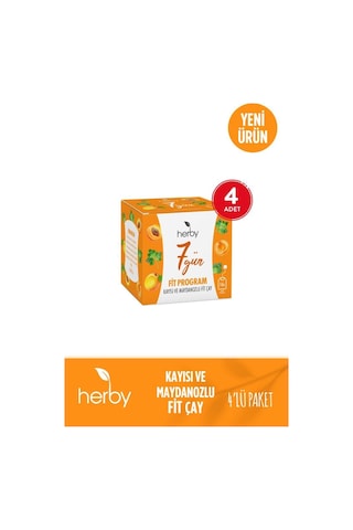 7 Gün Fit Program - Kayısı Ve Maydanozlu Fit Çay 4'lü