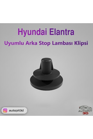 Hyundai Elantra Uyumlu Arka Stop Lambası Klipsi 4 Adet