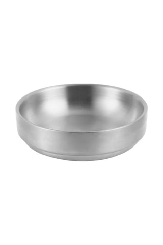 Sones 304 Paslanmaz Çelik Sos Kabı Mutfak Izgara Baharat Kabı Çatal Bıçak Takımı, Model: 10.5cm Gümüş