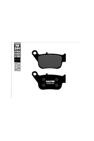 Yamaha X-Max 250 Abs'Siz 14- Galfer Fd509G1050 Arka Fren Balatası