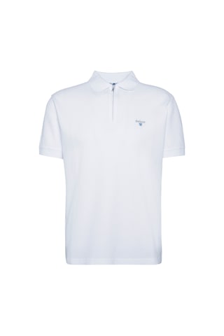 Barbour Hingham Polo Yaka Wh11 White Beyaz