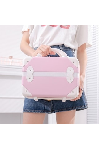 Unimarket Profesyonel Kozmetik Çantası Kadın Makyaj Çantası Organizatör Büyük Kapasiteli Kozmetik Çantası Durumda Güzellik Seyahat Kozmetik Kılıf Kozmetik Çanta Ve Davalar Iy0flk