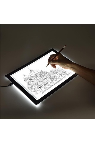 Valkyrie Led Işıklı A4 Boy Çizim Kopyalama Eskiz Çizim Ultra İnce