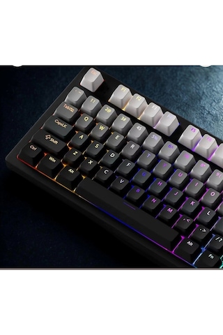 Gradient Mekanik Klavye Oem Profil Rgb Tuş Takımı Pbt
