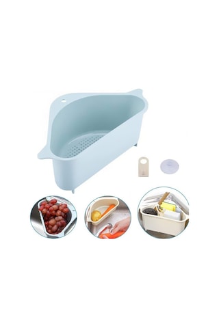 Periboia Süzgeçli Lavabo Süzgeci Vakum Aparatlı Kenar Süzgeci Çok Renkli