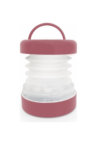 Petrix Katlanabilir Mini Kamp Lambası Kırmızı - Pembe Kırmızı
