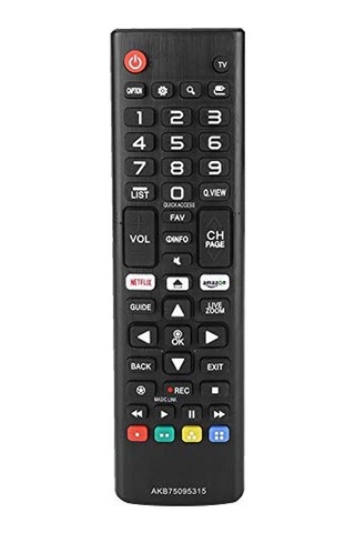 Için Evrensel Tv Uzaktan Kumanda Abs Yüksek Hassasiyetli Uzun Mesafe Akıllı Uzaktan Kumanda Yedek Akb75095315