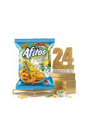 Afia Afitos Ranch Aromalı Mısır Çerezi 24x50 Gr