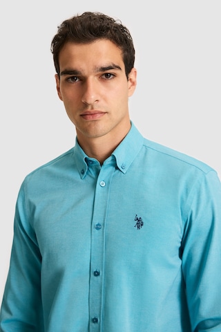 U.s. Polo Assn. Erkek Petrol Gömlek Basic 50324708-vr102