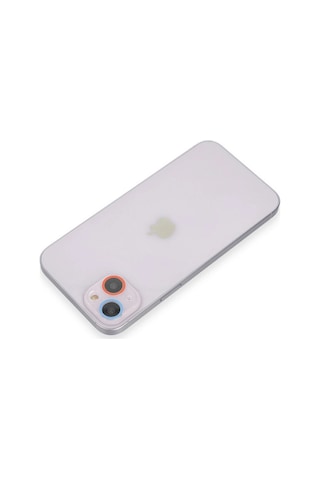 Newface iPhone Uyumlu 13 Mini Renkli Kamera Lens Koruma Cam Csmtex - 34 - Pembe-mavi