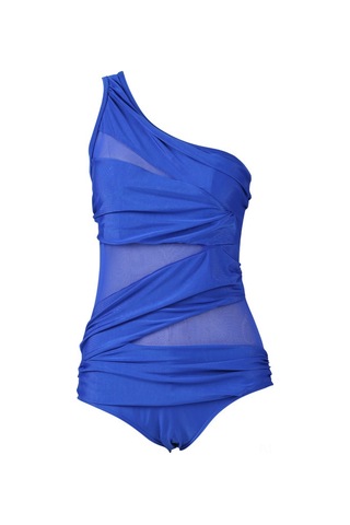 Geeroyoo Büyük Beden Kırmızı Tek Parça Bikini: Geniş Kollü Şeffaf Dokulu Yüzme Elbisesi - 4xl, Hafif Ve Dayanıklı, Spor Ve Plaj Aktivitesi İçin Diğer