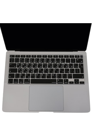 Arapça Klavye Koruyucu Apple Uyumlu MacBook Air M1 13inç Touchıd'li Air A2337 A2179 Uk Enter İle 001
