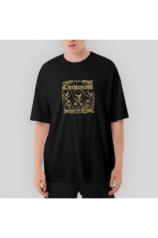 Candlemass Psalms For The Dead Oversize Siyah Tişört Siyah