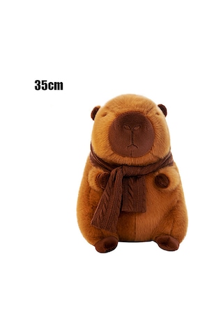 Eşarp Kapibara Peluş Oyuncak Kapibara Peluş Hayvan Oyuncak 35 Cm Diğer