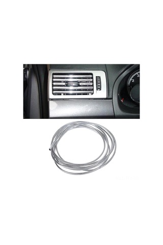 Dianziye 3m Uzunlukta 6mm Genişlikte U Şekilli Krom Kaplama Şeridi - Araç Dekorasyonu, Grille, Anahtar Ve Klima Çerçeveleri İçin Esnek Ve Kolay Kurulum