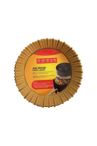 100 - 825 - Lü Airfryer Kağıdı Yağ Geçirmez Yapışmaz - Csmo-tex - Pişirme Kağıdı Çok Renkli