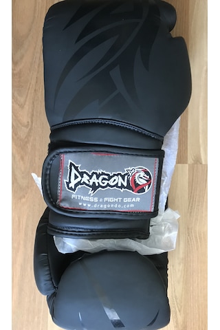 Dragon Black Matt Boks Eldiveni 10 Oz Siyah