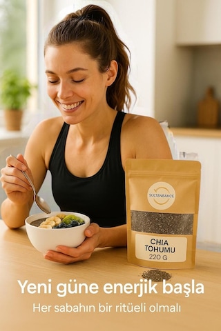 Sultanbahçe Chia Tohumu Glutensiz Diyet Vegan Çiya Tohumu Çiha Tohumu