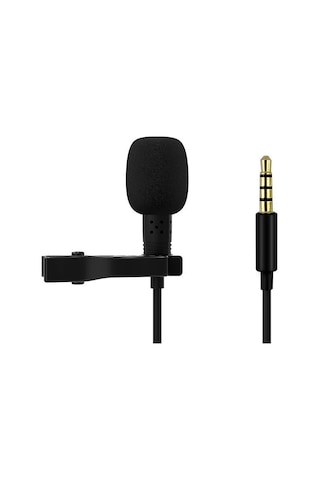 Singree Kablolu Mini Yaka Mikrofonu - Canlı Yayın Ve Kayıt İçin Gürültü Azaltmalı 360 Ses Alma 3.5mm/type-c