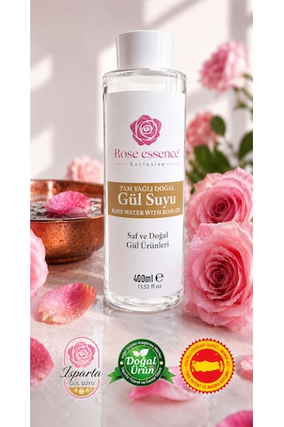 Rose Essence Exclusive Tam Yağlı Gül Suyu 400 ML
