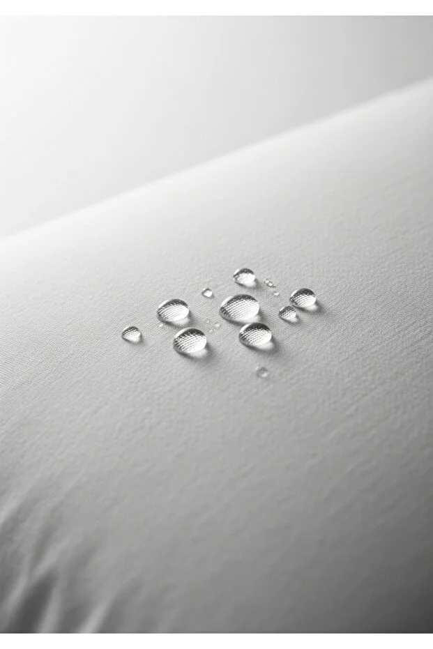 Sıvı Geçirmez Microfiber Yastık Alezi - Su Geçirmez Yastık Koruyucu 50x70 Cm Beyaz