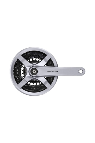 Shimano Fc-ty501 Aynakol 3x7x8v 24/34/42t 175mm Silver Siyah