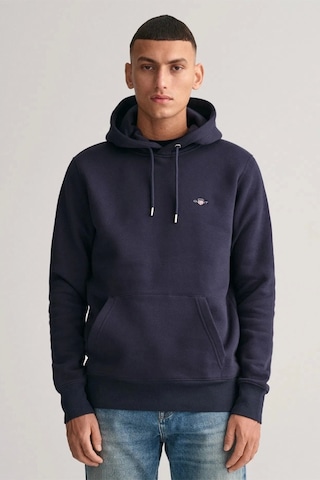 Gant 2007058.433 Erkek Regular Fit Kapüşonlu Sweatshirt Lacivert
