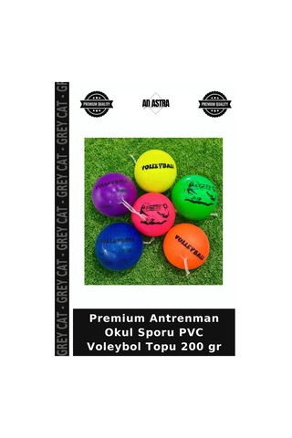 Premium Antrenman Okul Sporu Pvc Voleybol Topu 200 Gr Çok Renkli