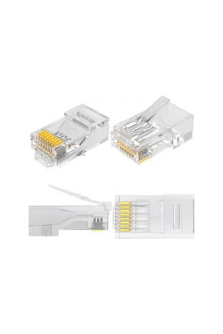 Concord C-5545 100Lü Paket Cat5-6 Jack Rj45 Konnektör