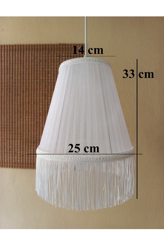 N-60 Beyaz Organze Yatak Odası Çocuk Ve Bebek Odası Avize Beyaz Beyaz