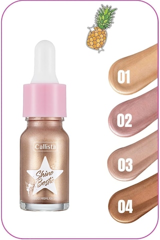 Callista Shine Bestie Highlighter Işıltılı Likit Aydınlatıcı - 03 Twinkle Pixie