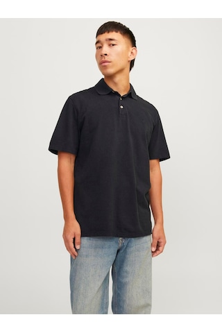 Jack & Jones Jprbluwıllıam Wash Ss Polo Sn Black Black Siyah