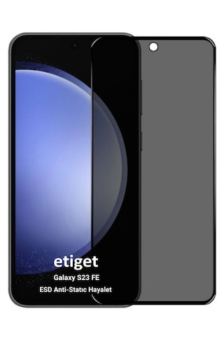 Samsung Galaxy Uyumlu S23 Fe Gizli Hayalet Cam Ekran Koruyucu