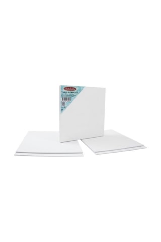 Ktt4S20X20 Artebella (Preslenmiş) Tuval Kompozit 20X20 Cm 4'Lü Se