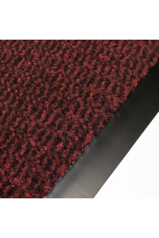 Hafızoğlu Plastik Faro Gri - Bordo Nem Ve Toz Alıcı Giriş Paspası Yolluk En 90 Cm - 120 Cm Kırmızı
