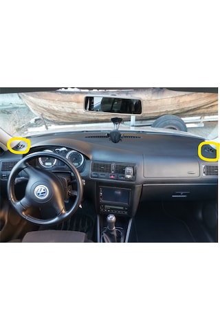 Volkswagen Golf 6 Torpido Üst Havalandırma Kapak Takımı Sarı 2 Adet