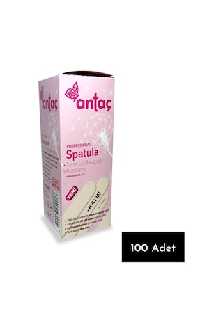 Antaç Spatula Tahta Dil Basacağı 100 Adet