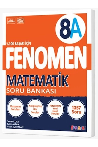 Fenomen Yayınları 8a Matematik Soru Bankası