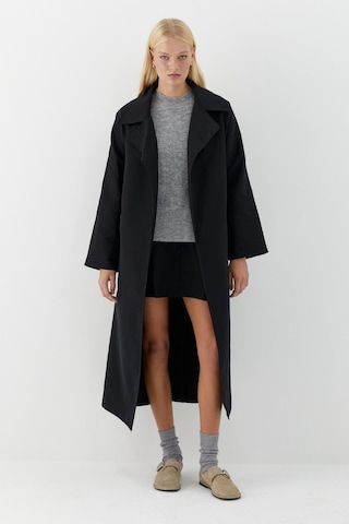 Lisa Trençkot Siyah Siyah
