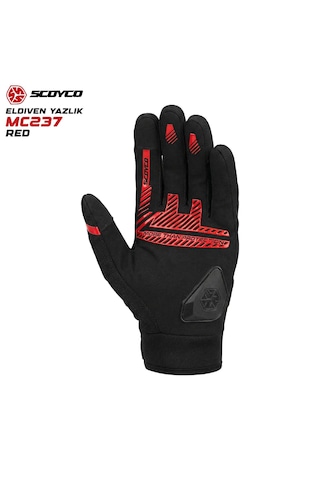 Scoyco Mc237 Yazlık Eldıven Kırmızı-sıyah
