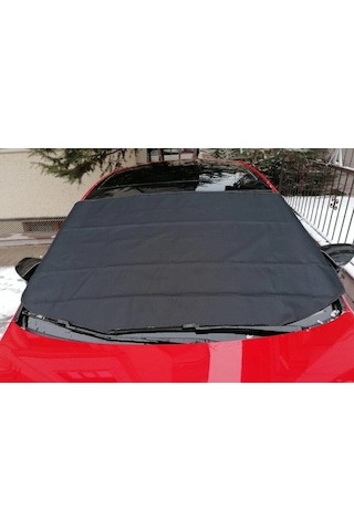 Araç Cam Brandası Ön Cam Buz Buzlanma Önleyici Branda Siyah