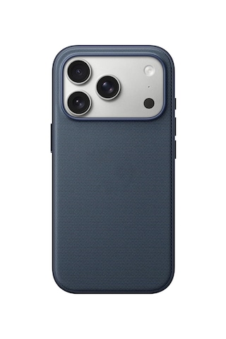 Teleplus Apple, Uyumlu iPhone 17 Pro Kılıf Tech-weave Kumaş Magsafe Kılıf Lacivert