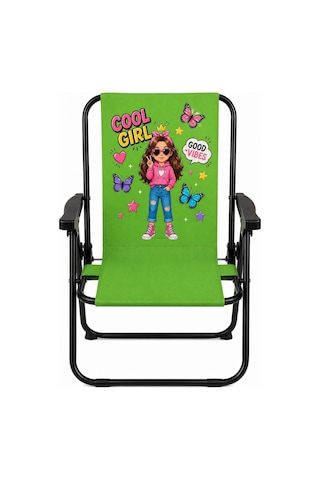 Exent Kids 2 6 Yaş, Katlanır Portatif Mama Sandalyesi, Tak-çıkar Masa İle-cool Girl-yeşil