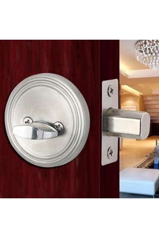 Jokmae Paslanmaz Yuvarlak Kolu Anahtar - 6cm, Standart Delik, Kolay Montaj