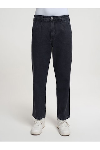 LOFT Pleated Baggy Balloon Fit Erkek Pantolon Denim