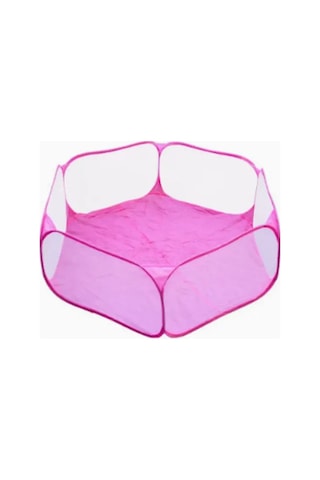 Elmpaly Pembe Katlanır Taşınabilir Nefes Alabilir Küçük Evcil Hayvan Çiti