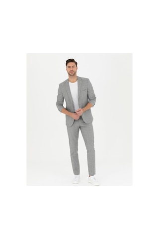 Pierre Cardin Gri Ex. Slim Fit Keten Karışımlı Kumaş Pantolon 50284934-vr024 Gri - Vr024