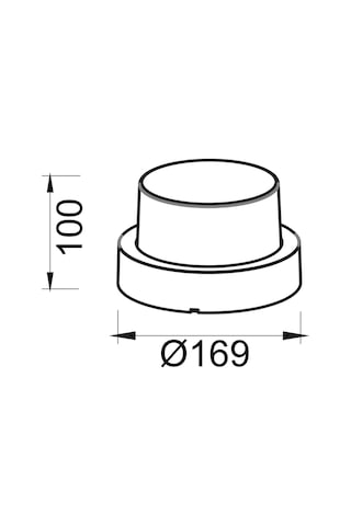 12 Watt, 4200k Led Bahçe Armatürü, Bahçe Duvar Aplik, Led Aplik, Kapı Girişi, Villa Dış Cephe Apliği Diğer