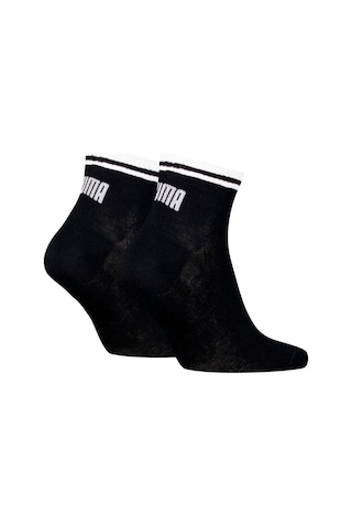 Puma Herıtage Quarter Unısex 2li Çorap 938585 01 Siyah